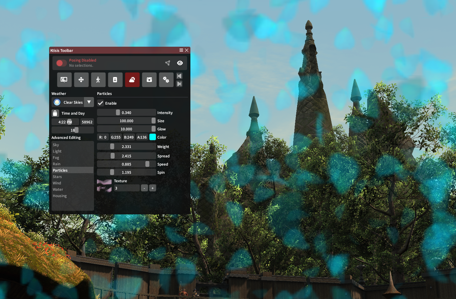 Particle Settings